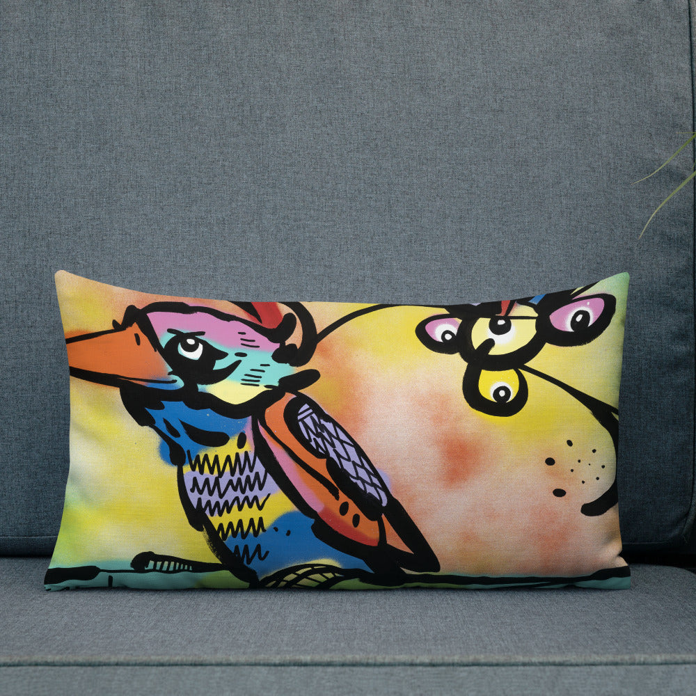 In Touch With The Eternal – Lebo Premium Throw Pillow